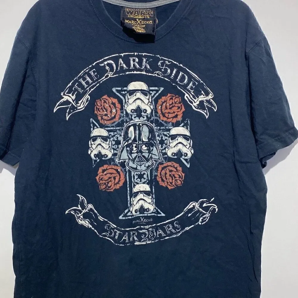 Marc Ecko Cut & Sew Men's Black The Dark Side Star Wars T-Shirt‎ Size XL